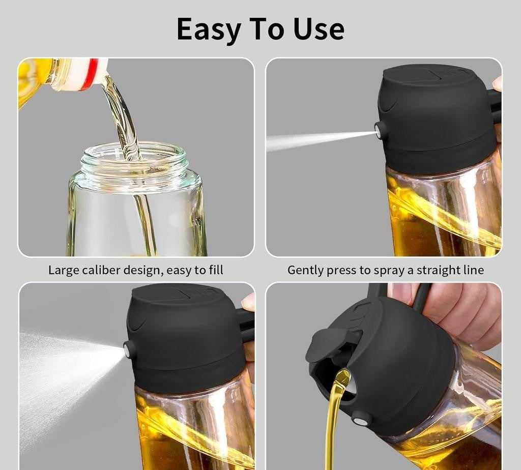 How to use: fill, spray and pour