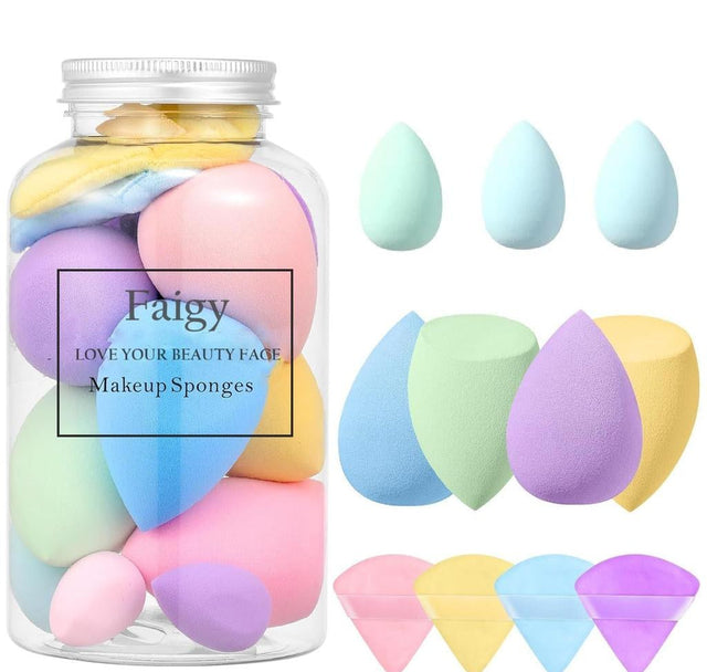 11-Piece Makeup Sponge Set with Egg Case