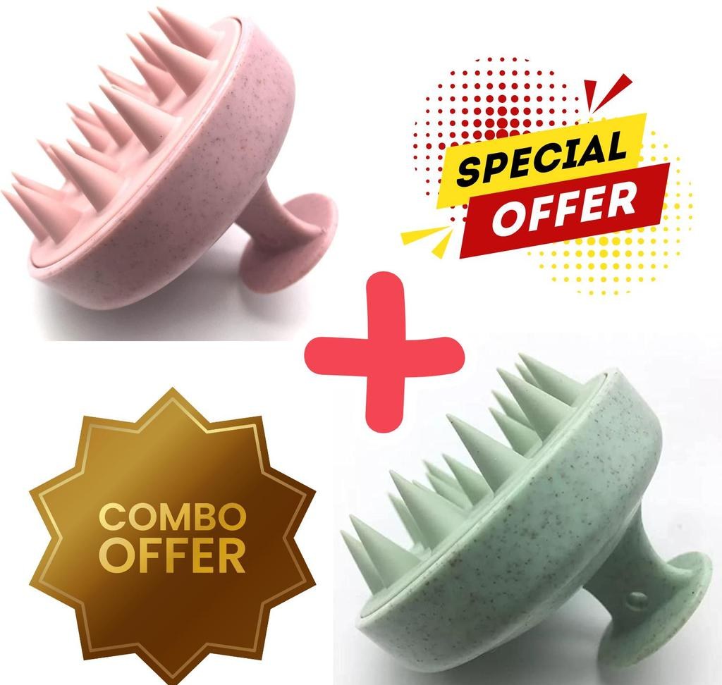 Scalp Massager Shampoo Brush (Pack of 2)