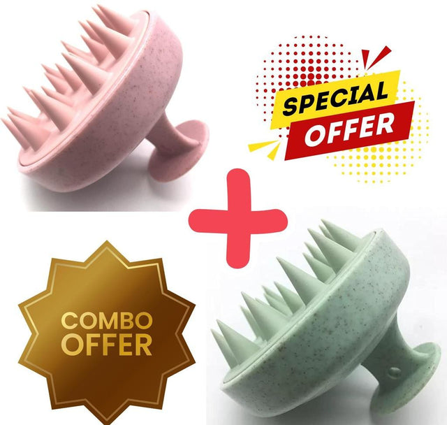Scalp Massager Shampoo Brush (Pack of 2)