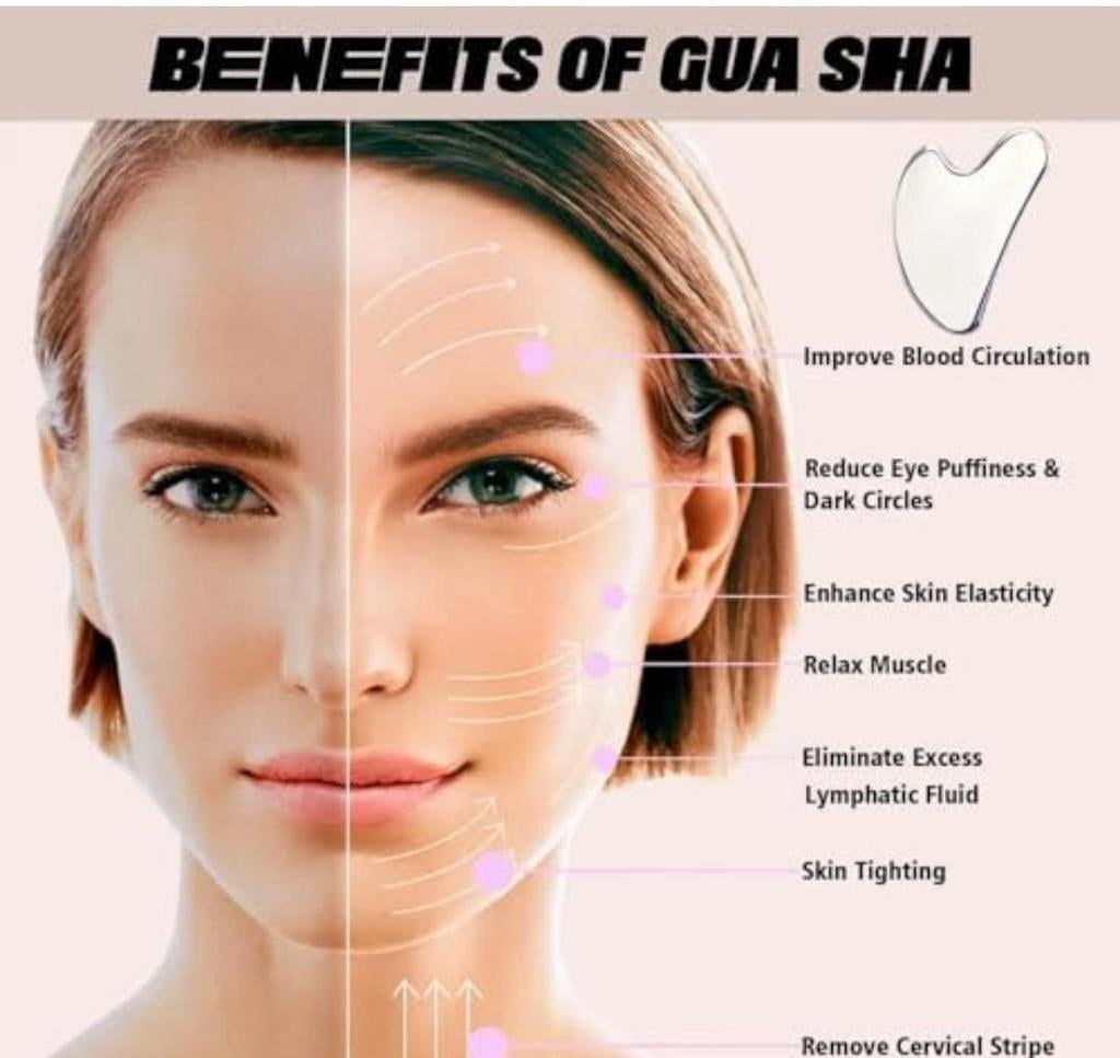 Stainless Steel Gua Sha Facial Tool