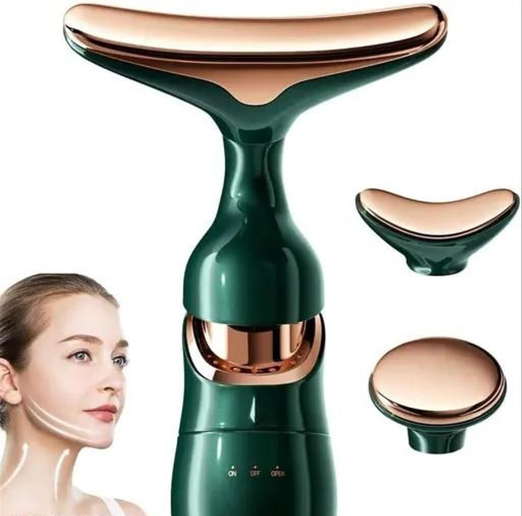 3-in-1 Face, Neck & Eye Vibration Massager Wand