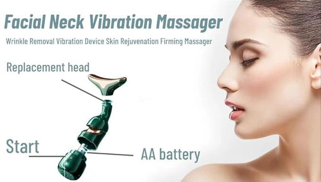 3-in-1 Face, Neck & Eye Vibration Massager Wand