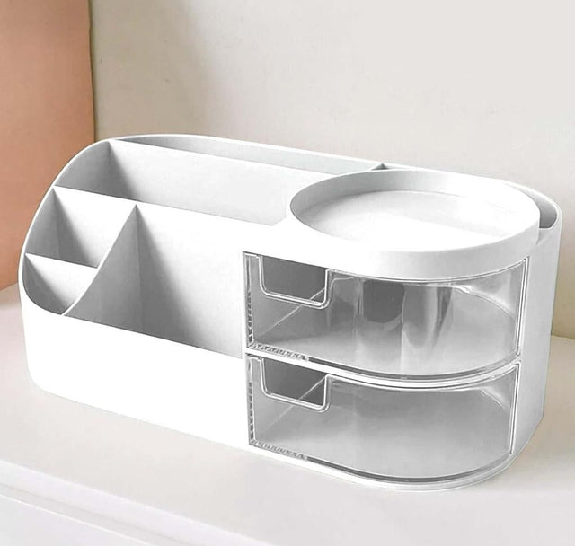 Transparent-Drawer Makeup & Skincare Organizer Box