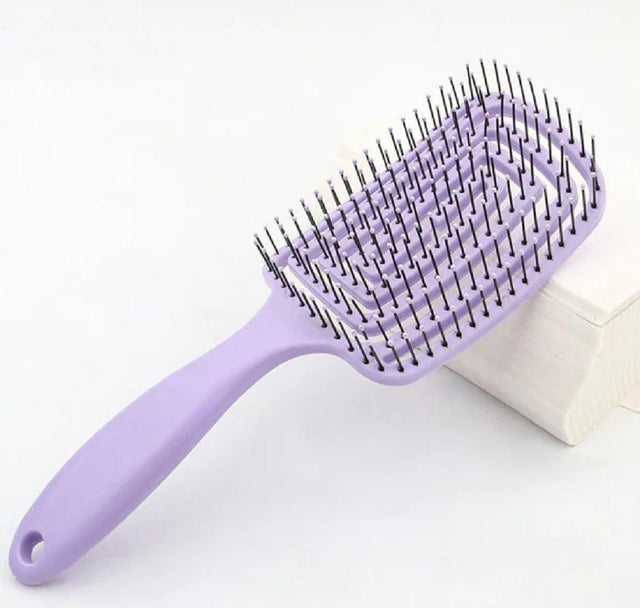 Curved Vented Detangling Hair Brush