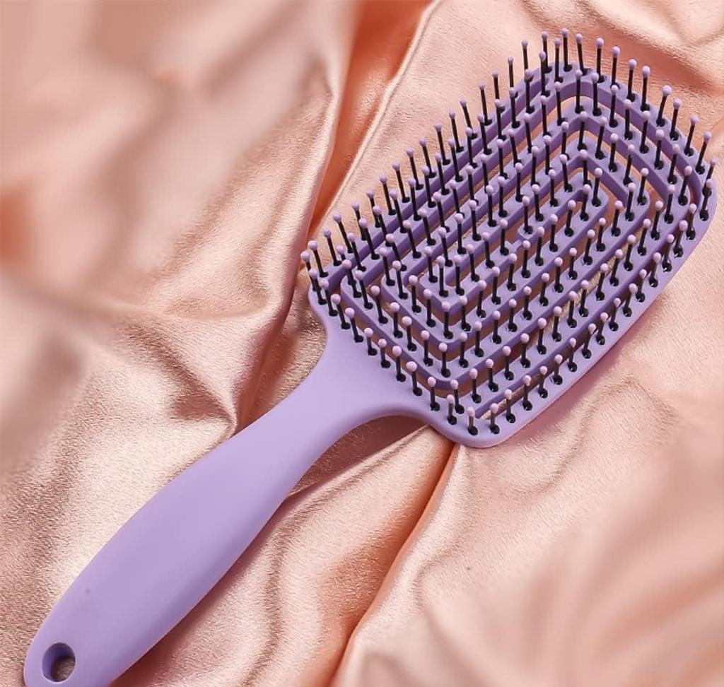 Curved Vented Detangling Hair Brush