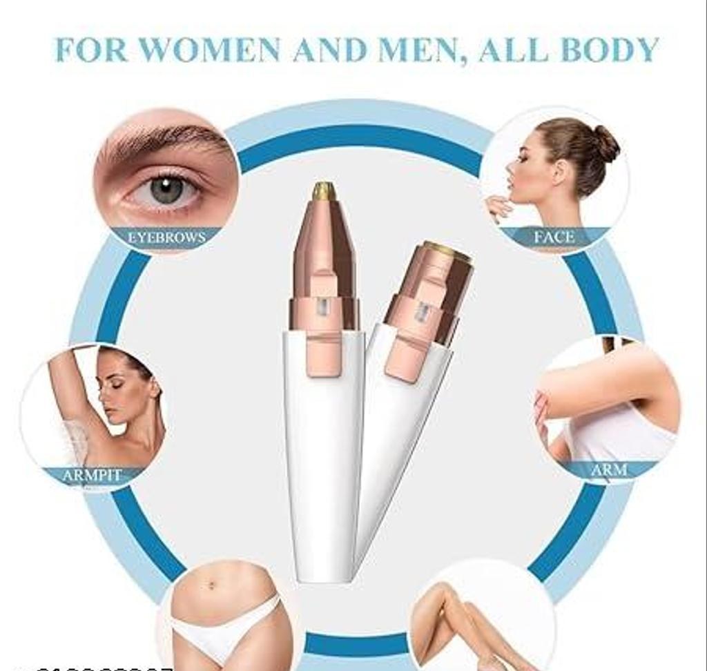2-in-1 Rechargeable Facial Hair and Eyebrow Trimmer