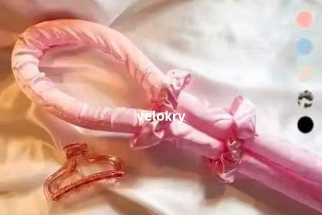 Heatless Hair Curler Set, Pink