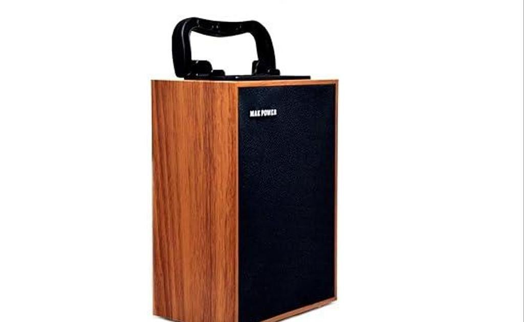 Wood-Look Portable Bluetooth Speaker, 10 W