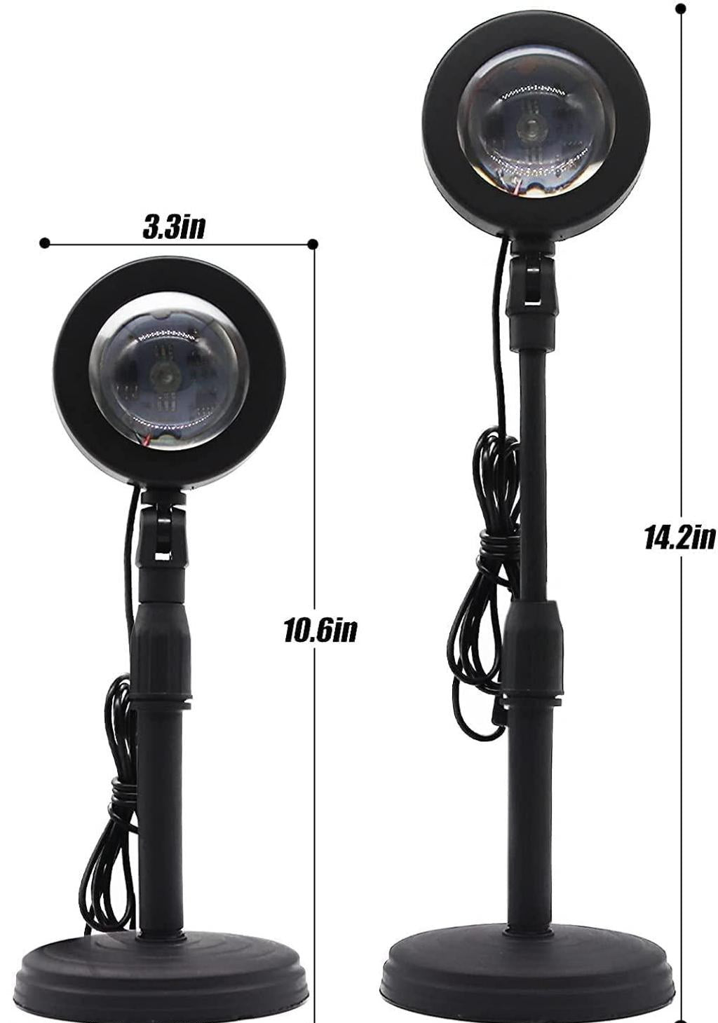 Sunset Projection Lamp with Remote (16 Colours)