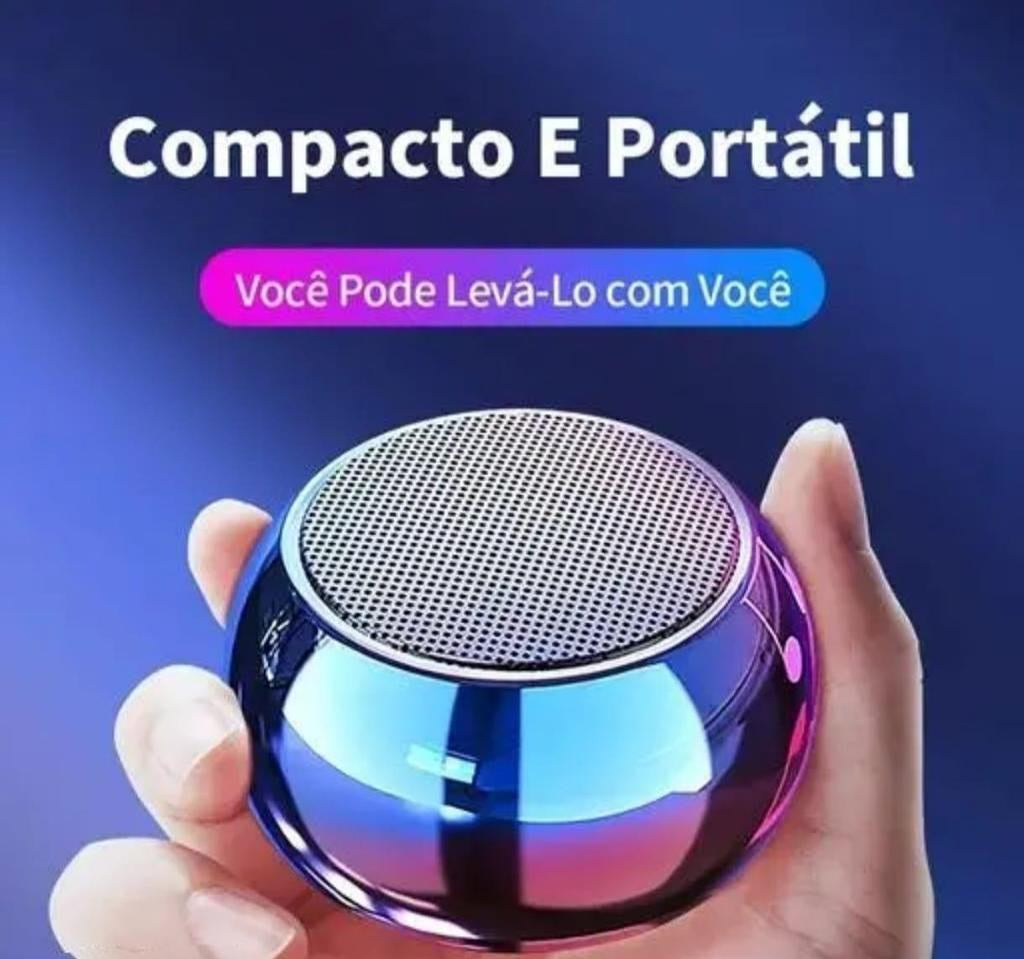 Mini Portable Bluetooth Speaker with LED Light