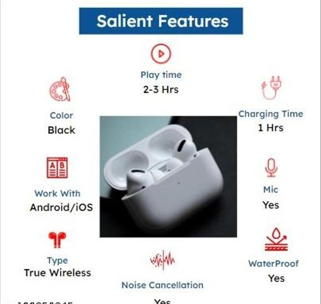 True Wireless Earbuds with Charging Case