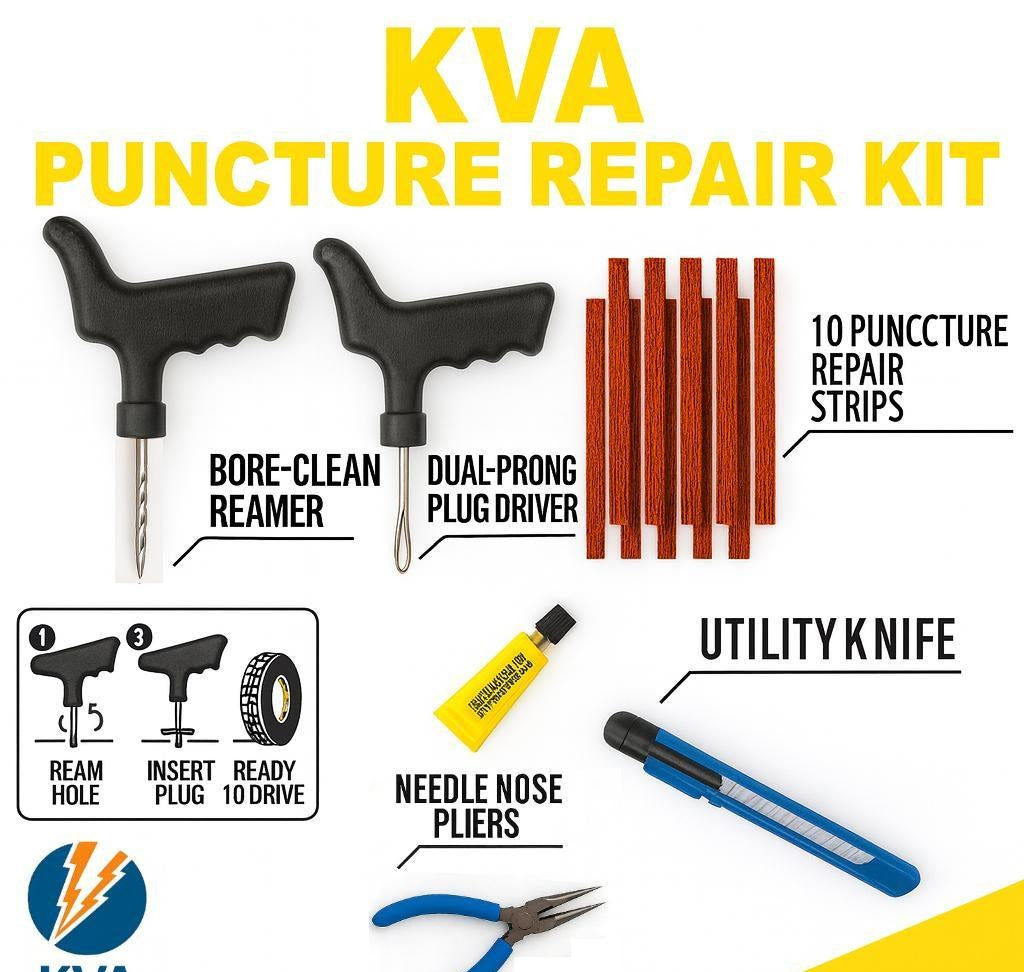 Tubeless Tyre Puncture Repair Kit