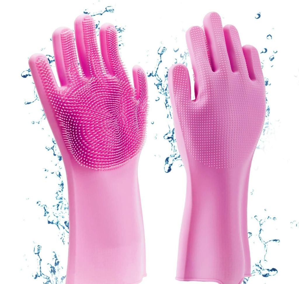 Pet Bath Grooming Glove Set
