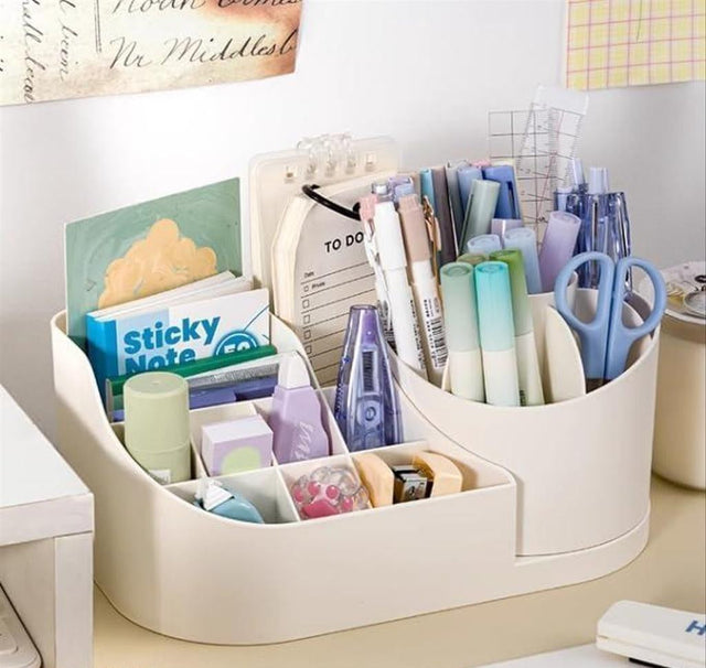 Rotating Desk Pen and Brush Organizer