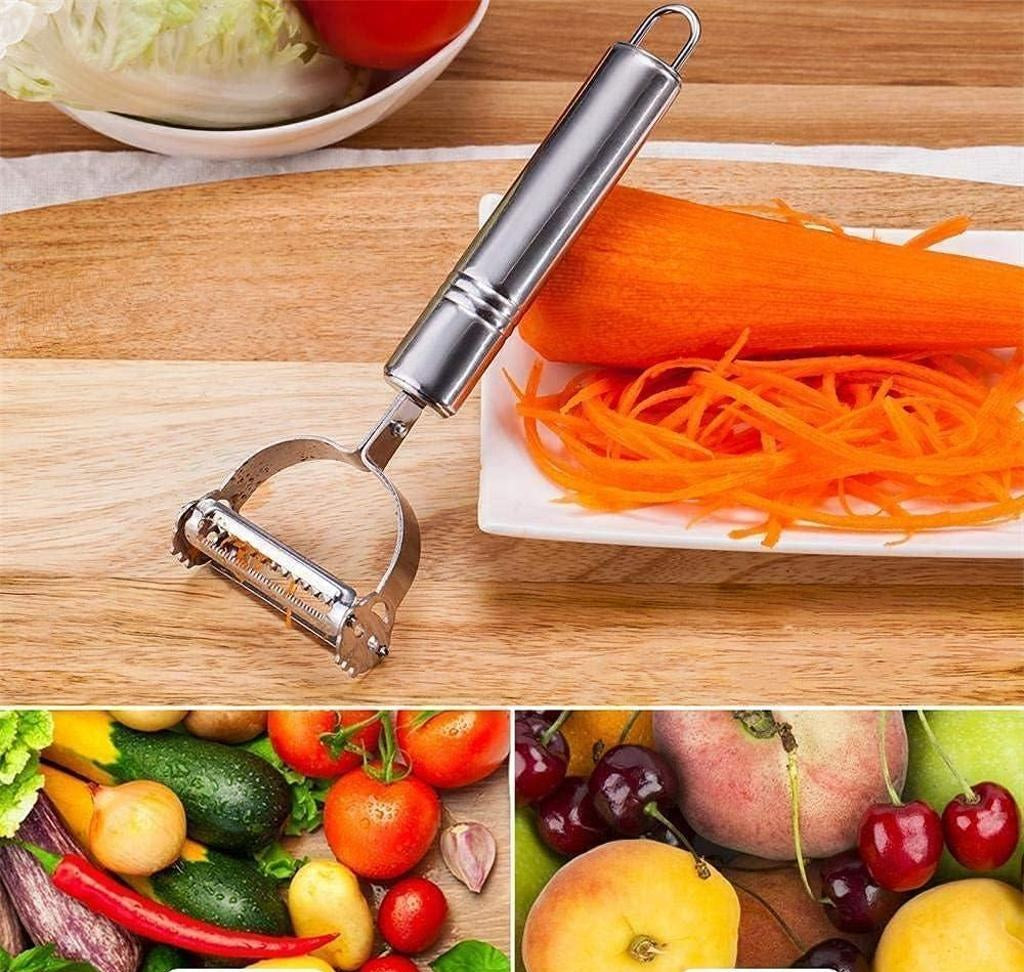 2-in-1 Stainless Julienne + Peeler