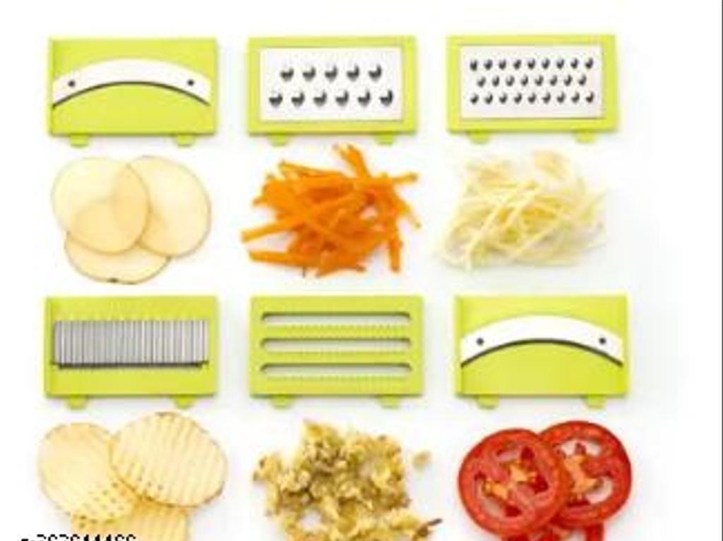 6-in-1 Vegetable Slicer Grater with Safety Holder