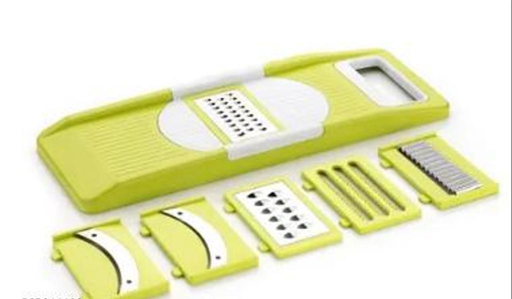 6-in-1 Vegetable Slicer Grater with Safety Holder