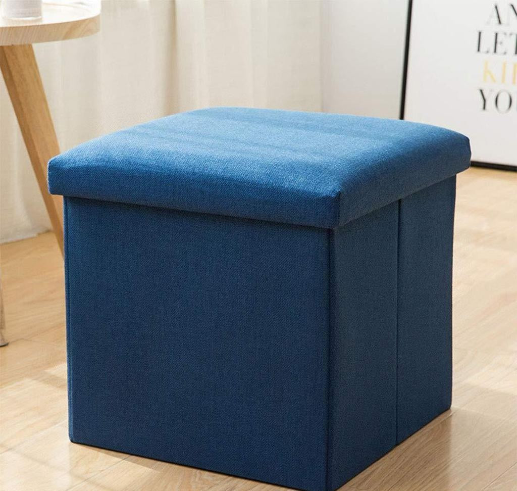 Foldable Storage Ottoman Cube Stool