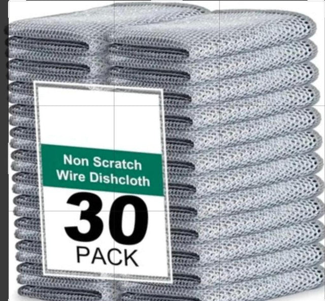 Wire Dish Wash Cloth (Pack of 30)