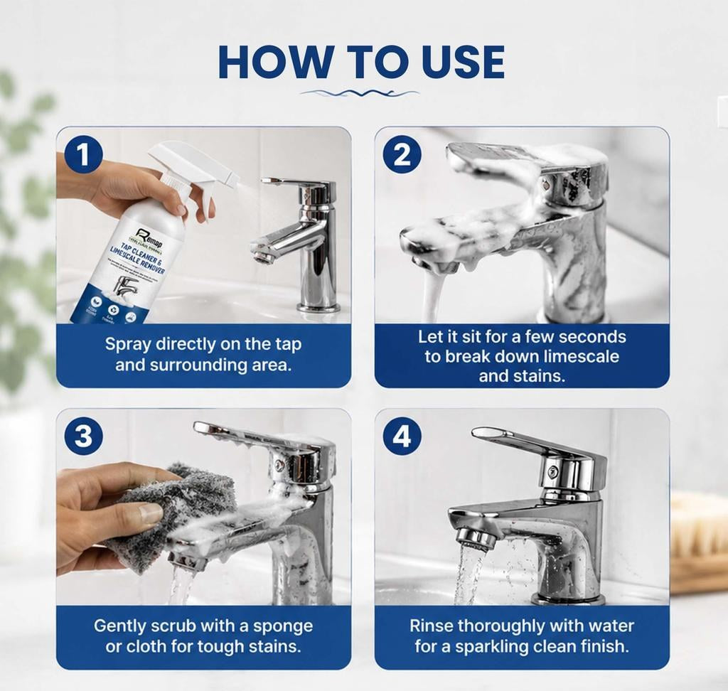 Tap Cleaner and Limescale Remover, 250 ml