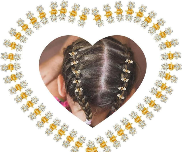 12-Piece Gold-Tone Mini Hair Claw Clips