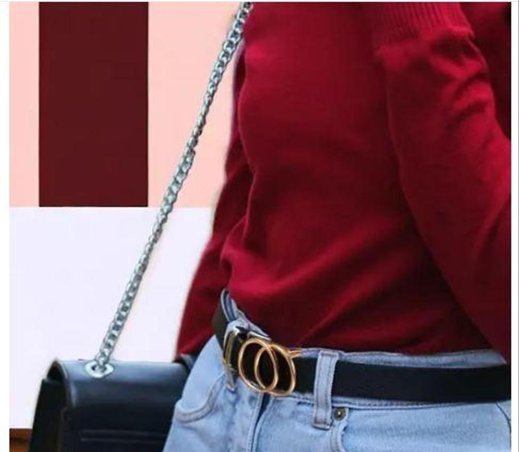 Faux Leather Belts for Women (Pack of 3)